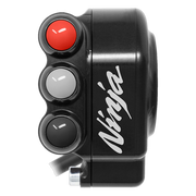 Gasgriffgehäuse mit integriertem Lenkerschalter JetPrime Kawasaki Ninja ZX-4RR (24-26) JP CO KA014