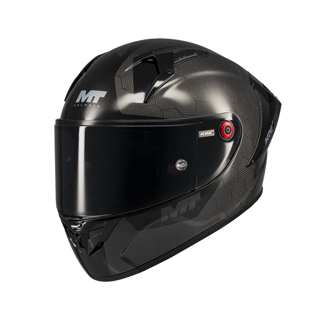 MT-Helmets KRE+ S Casco de Carbono Puro Brillante A1 Glow Completo 