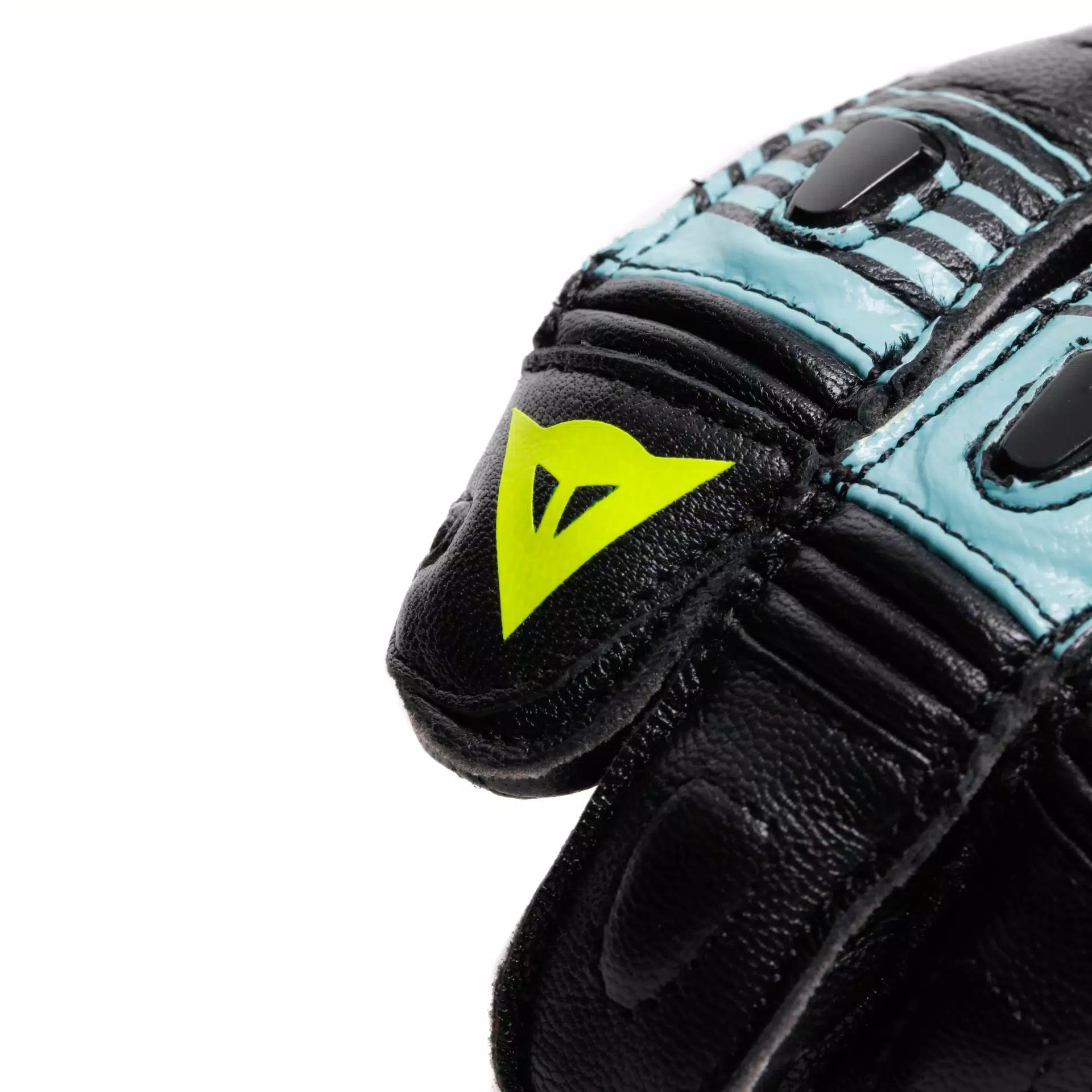 Guantes de cuero para motocicleta Dainese Fiero Racing | Hombre | Negro/Azul claro | 201810002568O00 