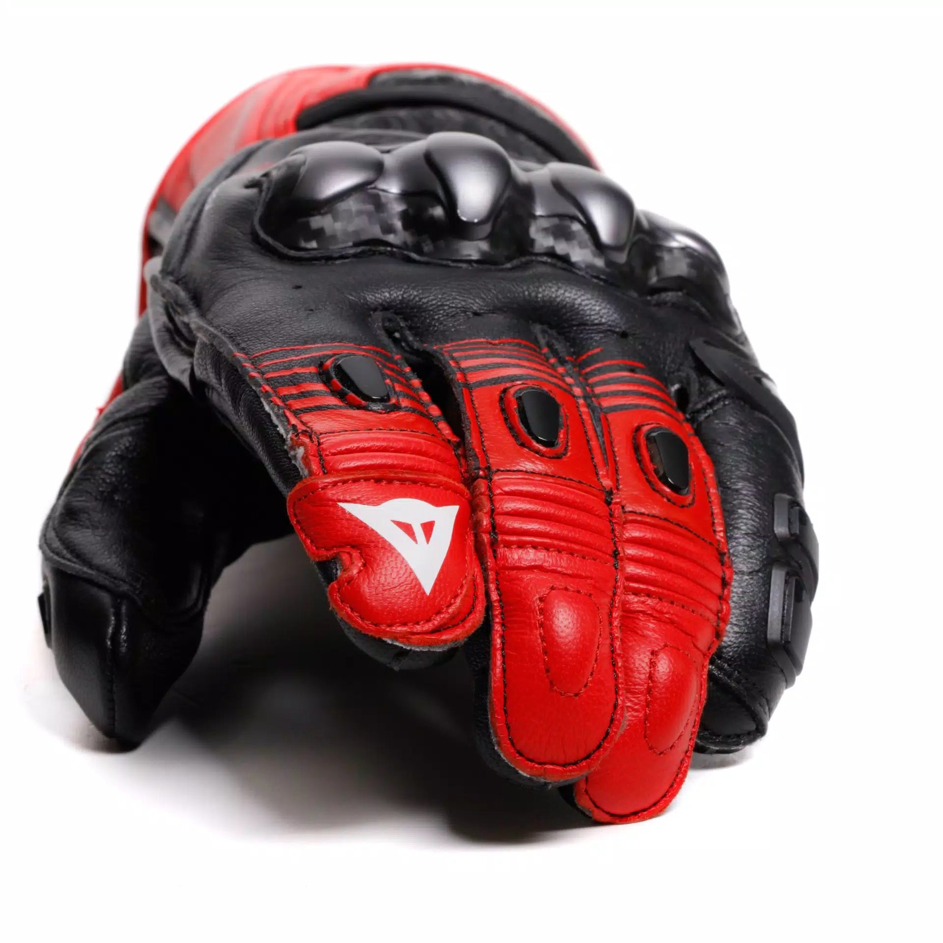 Guantes de cuero para moto Dainese Fiero Racing | Hombre | Negro/Rojo | 2018100025A7700 