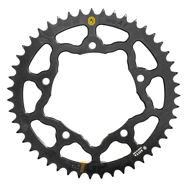 Sitta rueda de cadena de aluminio Suzuki GSX-R 1000 (03-08) (201Z) – 37-47 dientes, 520 eslabones 