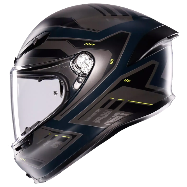 AGV K6 S Casco Enhance Mate Gris/Amarillo Fluo | 2118395001022 