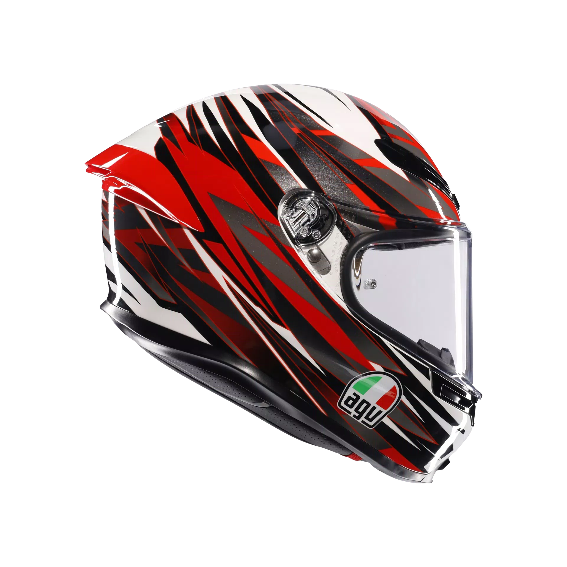 AGV K6 S Casco Reeval Blanco/Rojo/Gris | 2118395001023 