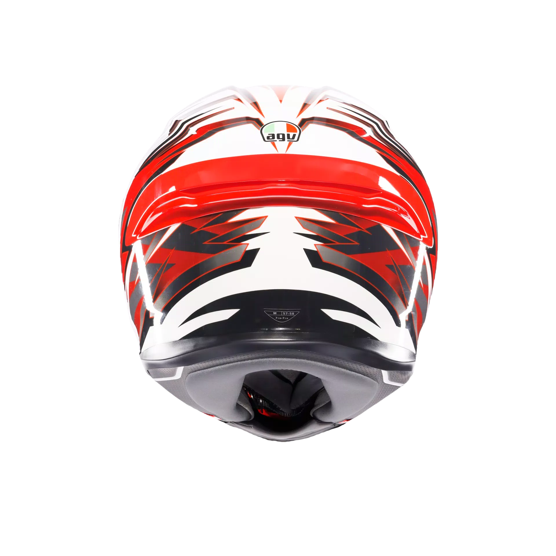 AGV K6 S Casco Reeval Blanco/Rojo/Gris | 2118395001023 