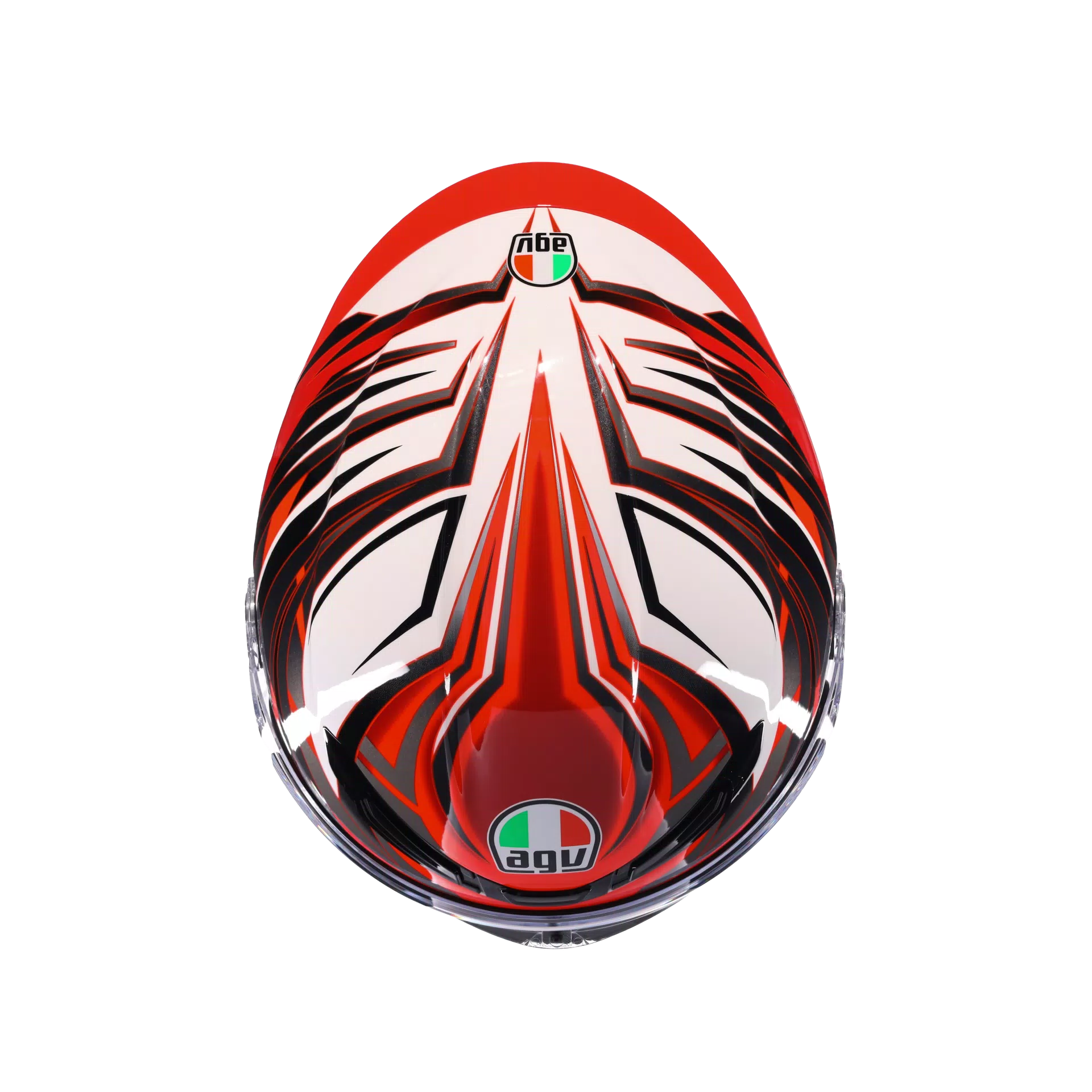 AGV K6 S Casco Reeval Blanco/Rojo/Gris | 2118395001023 