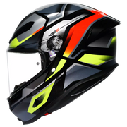 AGV K6 S Casco Erazer Negro/Rojo/Amarillo Fluo | 2118395001026 