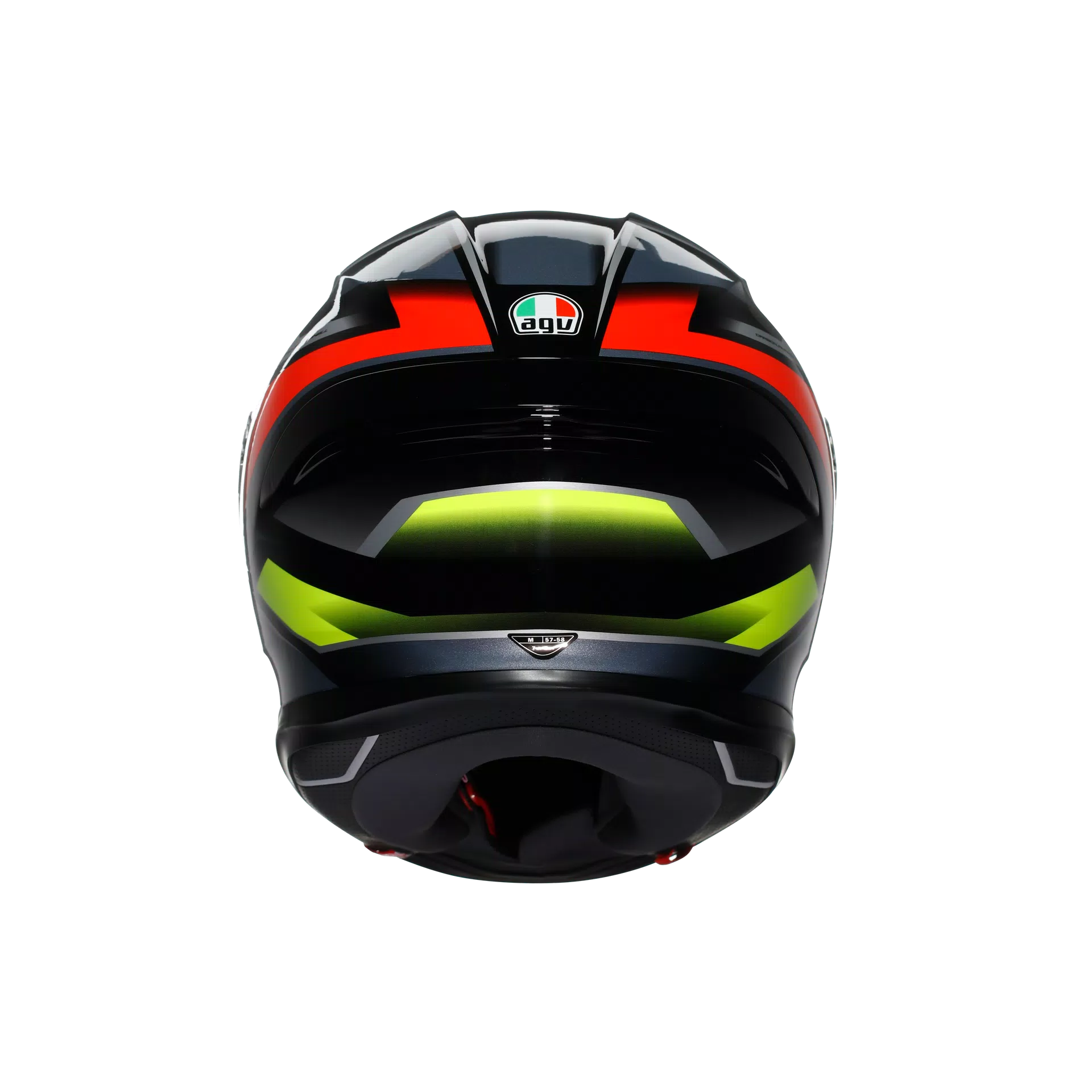 AGV K6 S Casco Erazer Negro/Rojo/Amarillo Fluo | 2118395001026 