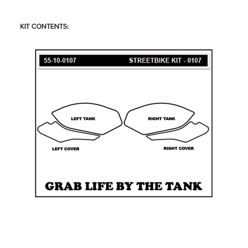Stompgrip Super Vulcano Almohadillas de Tracción BMW S1000RR K46 (15-18) 55-12-0107 