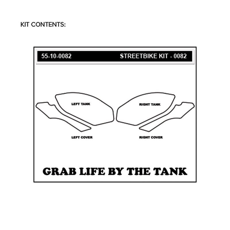 Stompgrip Icon Traction Pads BMW S1000RR K46 (09-14) 55-14-0082 