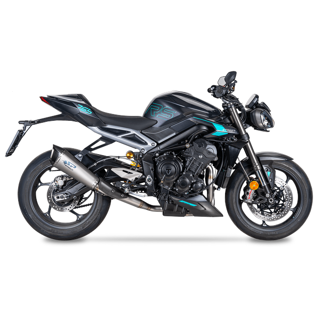 Spark Exhaust Halbkomplette Anlage Satz Konix Evo WSSP600 Replica Triumph Street Triple 765 R/Street Triple 765 RS (20-26) GTR0509T