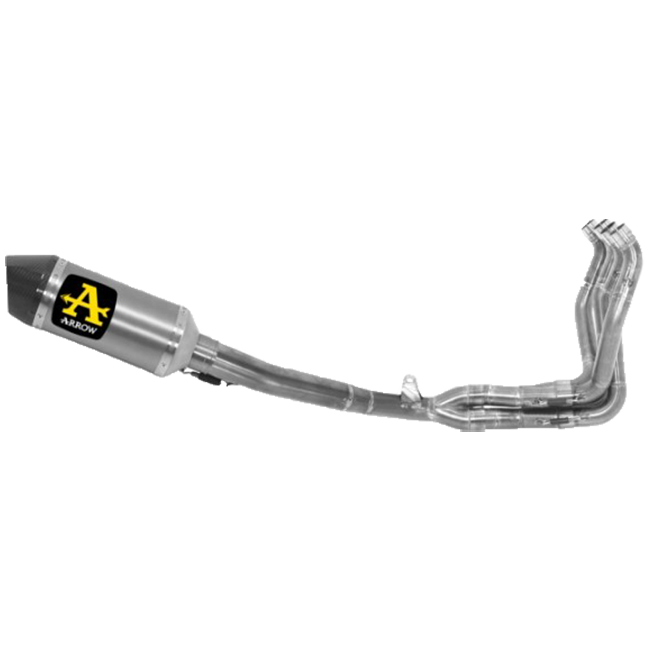 Sistema de escape completo Arrow Competition de acero inoxidable para Yamaha YZF-R3 (15-20) 71180CKZ 