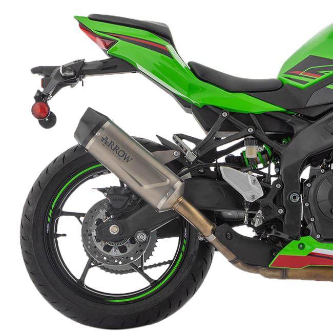 Escape Arrow Slip-On Indy Race Titanium Kawasaki ZX-4RR (23-25) 71963PK 