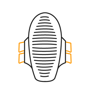 1x Micro-Lock Protector de pecho