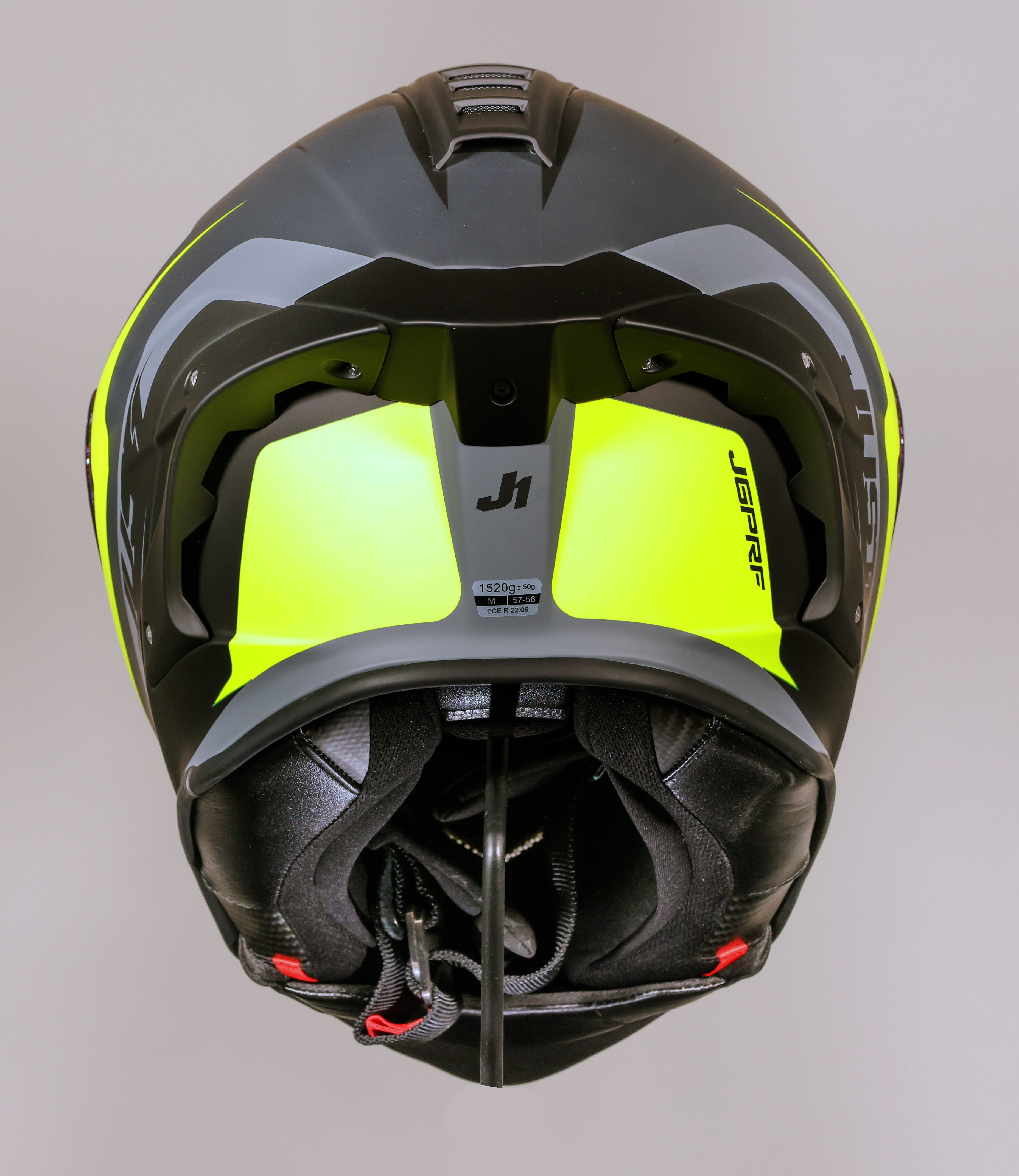 Just1 J-PGRF Casco Arrow Neón Amarillo / Gris Mate 6130320294005 