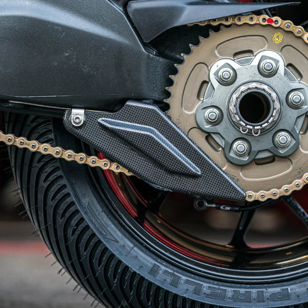 Protección de cadena de carbono WorldSSP Feel Racing Ducati Panigale V2 955 (20-24) FR.495.114.C 