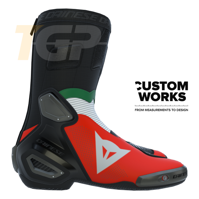 Dainese Axial 2 Air Racing und Straßen Motorradstiefel Herren | Italia Edition | Custom Works