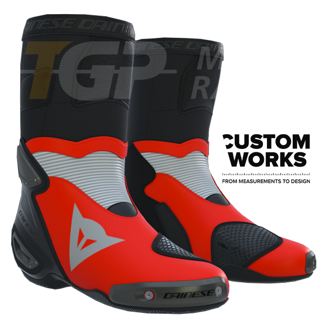 Dainese Axial 2 Racing und Straßen Motorradstiefel Herren | Austria Edition | Custom Works