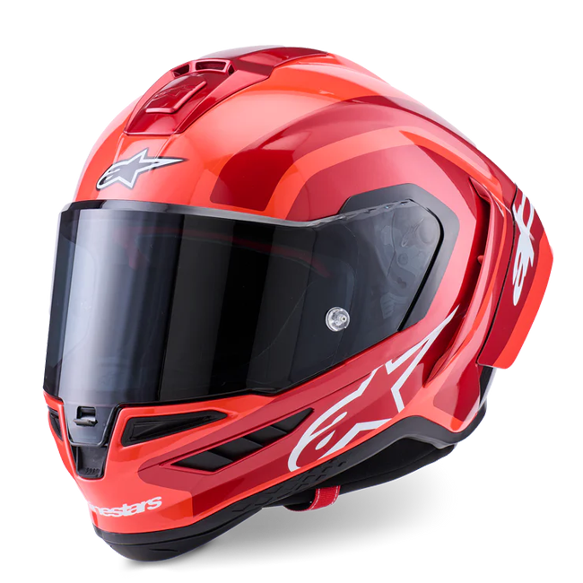 Casco Alpinestars Supertech R10 Arius Doble Rojo brillante 8203926-1683 