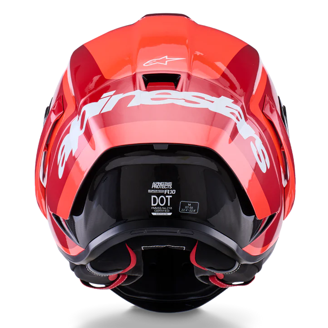 Casco Alpinestars Supertech R10 Arius Doble Rojo brillante 8203926-1683 