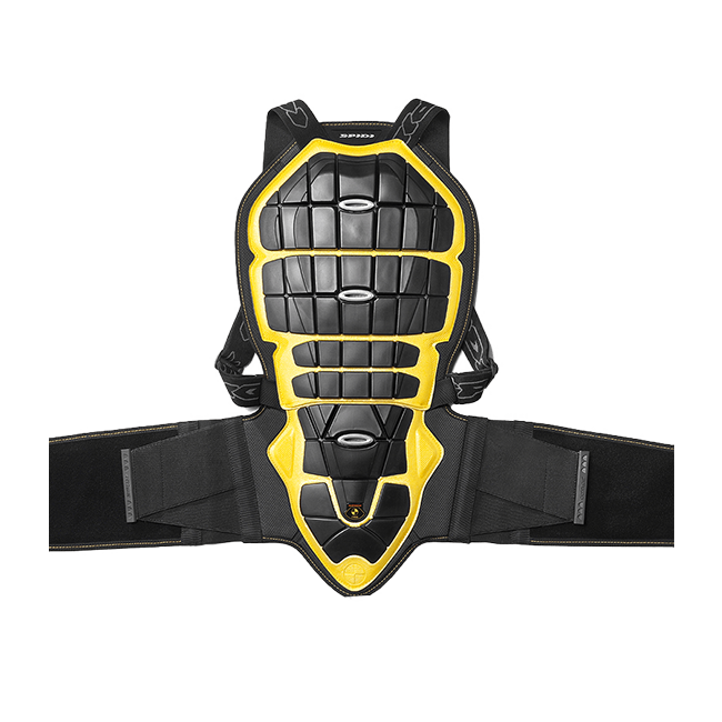 Spidi Back Warrior protector de espalda | Mujeres | Negro/Amarillo 