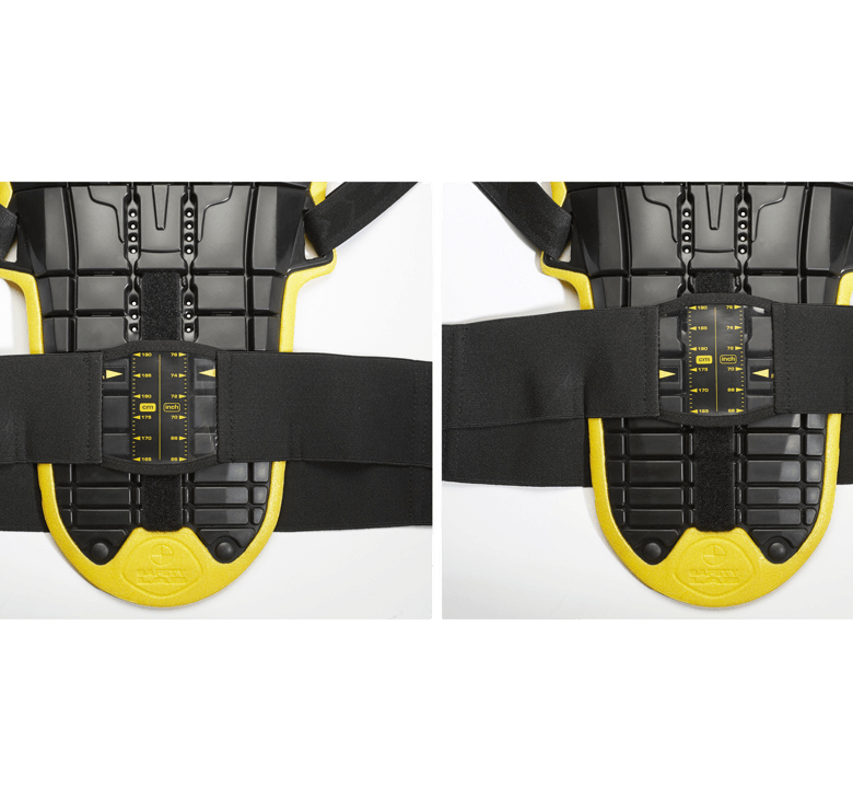 Spidi Back Warrior Evo protector de espalda | Hombre | Negro/Amarillo 