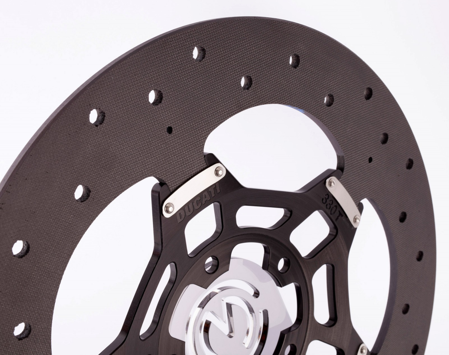 Kit SICOM Carbon-Cerámica Discos de freno Estilo GP SSP 330x6mm para Ducati Panigale V4/S/R (18-24) 