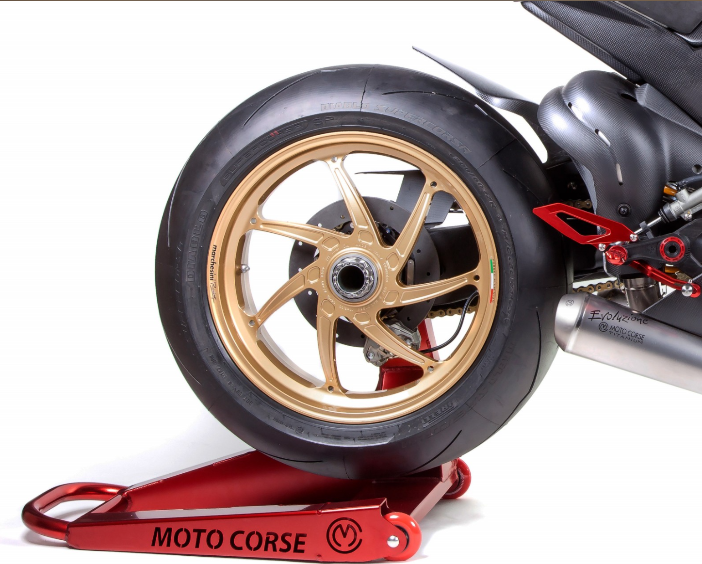 Kit SICOM Carbon-Cerámica de rueda trasera-Discos de freno T-Drive 245x6mm para Ducati Panigale V2 955 (20-24) 