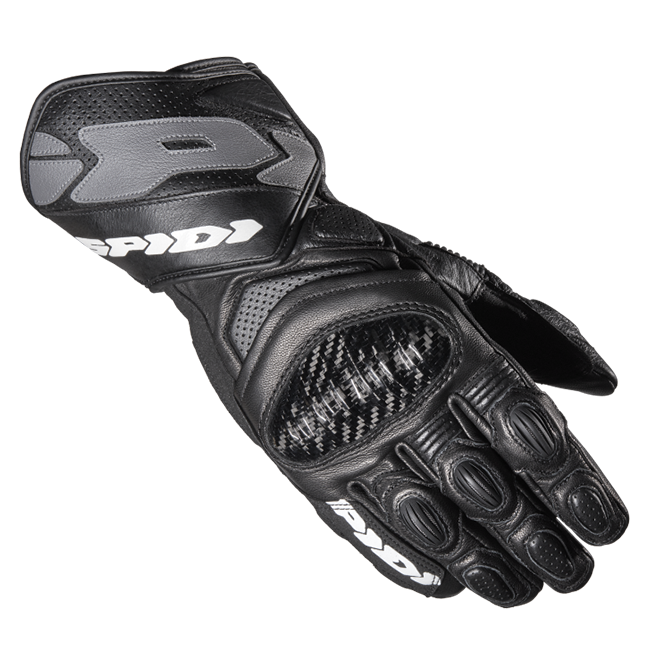 Guantes de cuero para moto Spidi Carbo 7 Racing | Hombre | Negro | A210026 