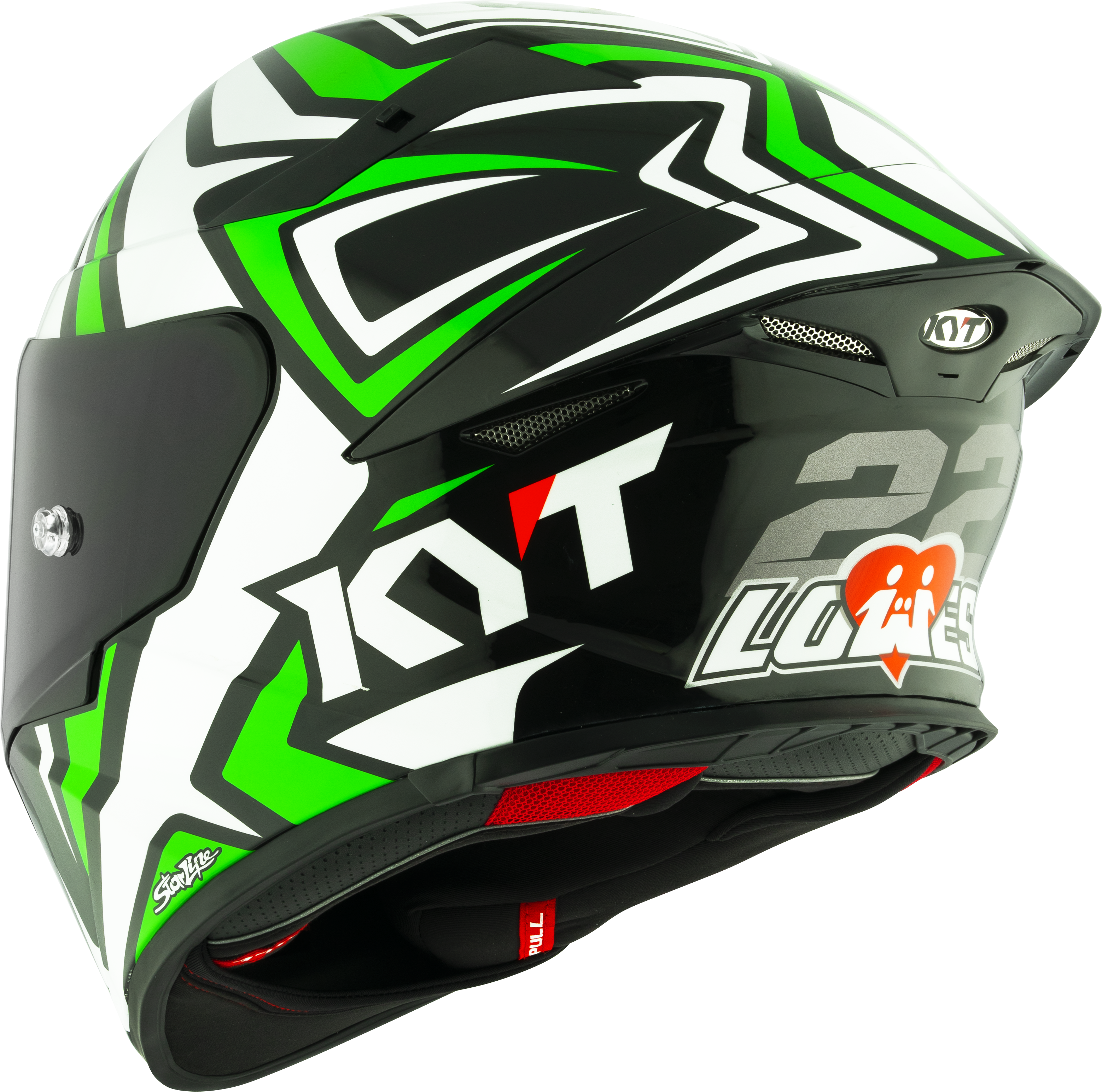 KYT TT-Revo Casco Réplica Alex Lowes 2024 Y6TR0041 