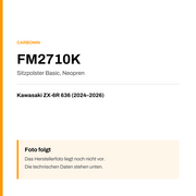 Basic Sitzbank Carbonin Kawasaki ZX-6R 636 (24-26) FM2710K — Platzhalter, Herstellerfoto folgt