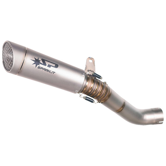 Escape Spark Slip-On Grid-O de Titanio para Aprilia RSV4/1100 Factory/RF/RR (17-20) GAP0404 