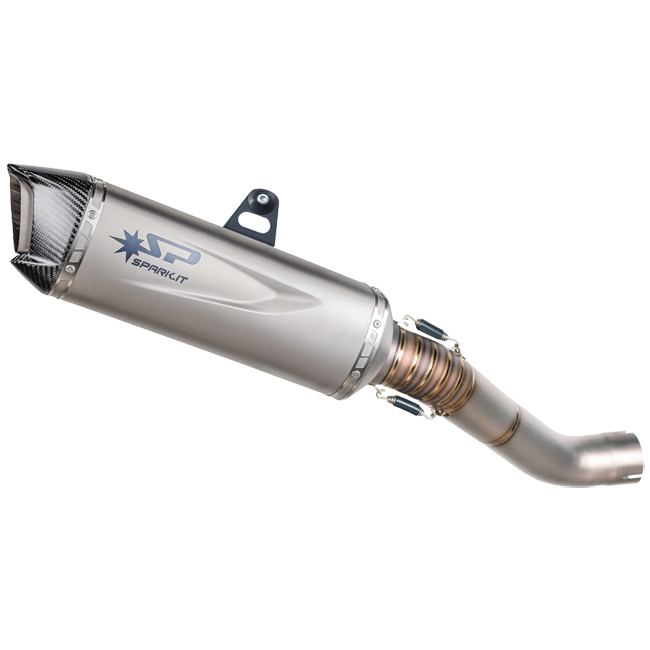 Escape Spark Slip-On Force Evo Titanio Aprilia RSV4/1100 Factory/RF/RR (17-20) GAP0407 