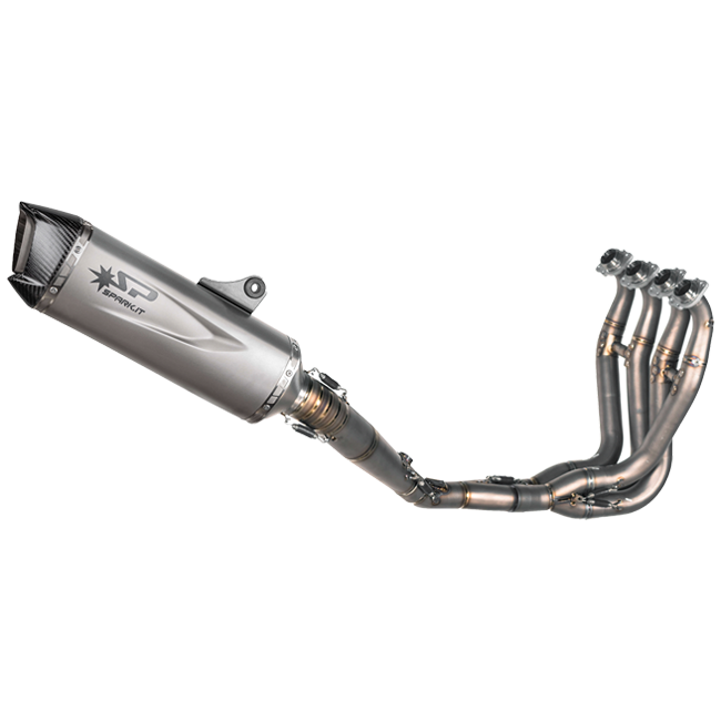 Sistema de escape completo Spark de titanio para Kawasaki ZX-6R/RR/636 (09-25) GKA8829T 