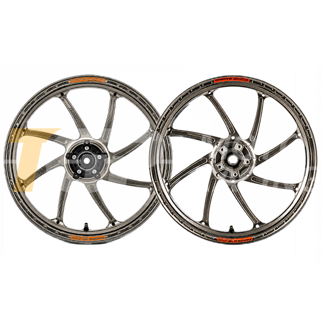 OZ GP Replica GP-8R de aluminio Llantas juego para Kawasaki ZX-10 R/RR (16-20) 