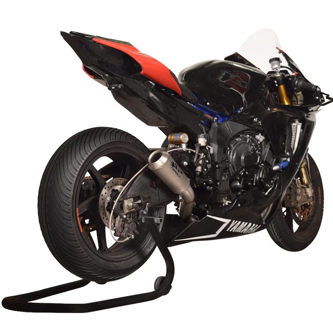 Spark Exhaust Halbkomplette Anlage Satz Moto GP D.60 Titanium Yamaha R1/R1M (15-25) GYA8879T