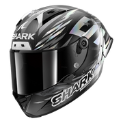 Shark Aeron GP FIM 2 Johann Zarco Winter Test 2026 Replica DAU HE4103 — Dreiviertelansicht von vorn