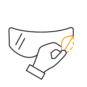 1x Tear-Off Set (5 Stk.)