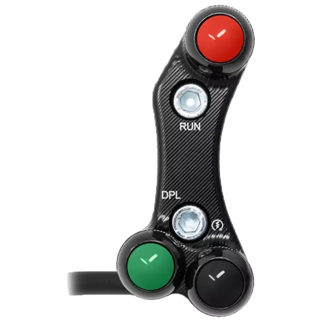 Interruptor de manillar derecho JetPrime Ducati Panigale V4/S (18-24) JP PLD 020 