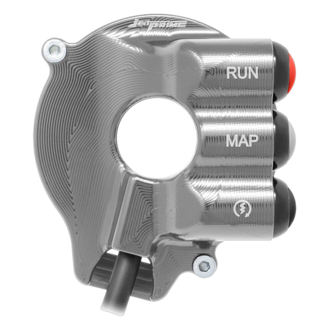 Gasgriffgehäuse mit integriertem Lenkerschalter JetPrime Aprilia RSV4 (21-26) JP CO AP660N