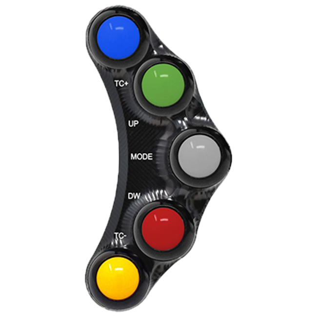 Interruptor de manillar Race izquierdo JetPrime Ducati Panigale 1199/R/S (12-17) JP PLSR 005 