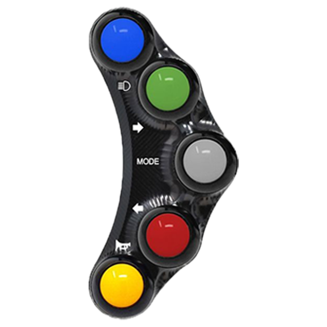 Interruptor de manillar izquierdo Street JetPrime Kawasaki ZX-10 R/RR (16-20) JP PLS 004 