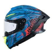 Just1 J-STR Casco Titan Rojo / Azul / Negro Mate 6030390214004 