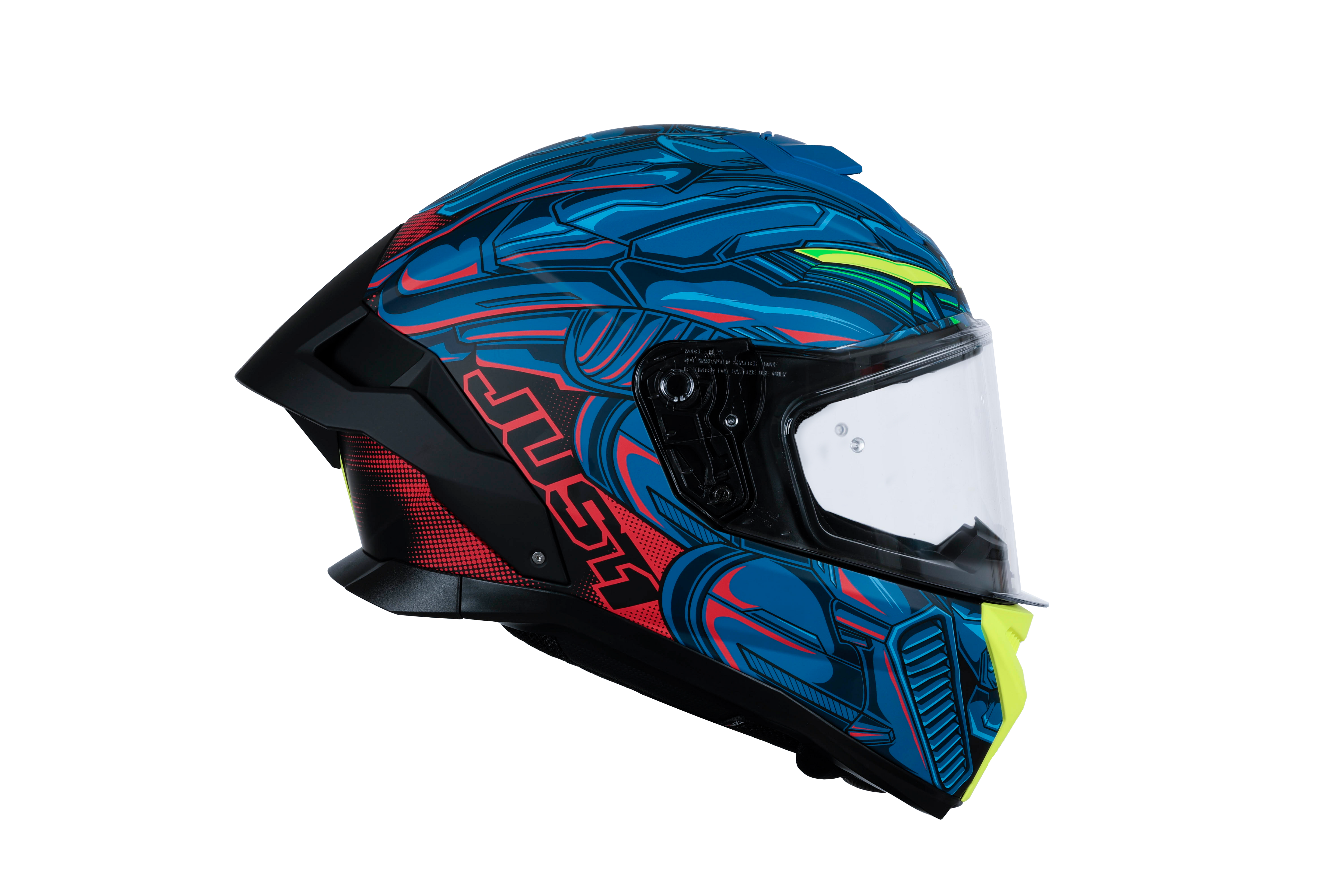 Just1 J-STR Casco Titan Rojo / Azul / Negro Mate 6030390214004 