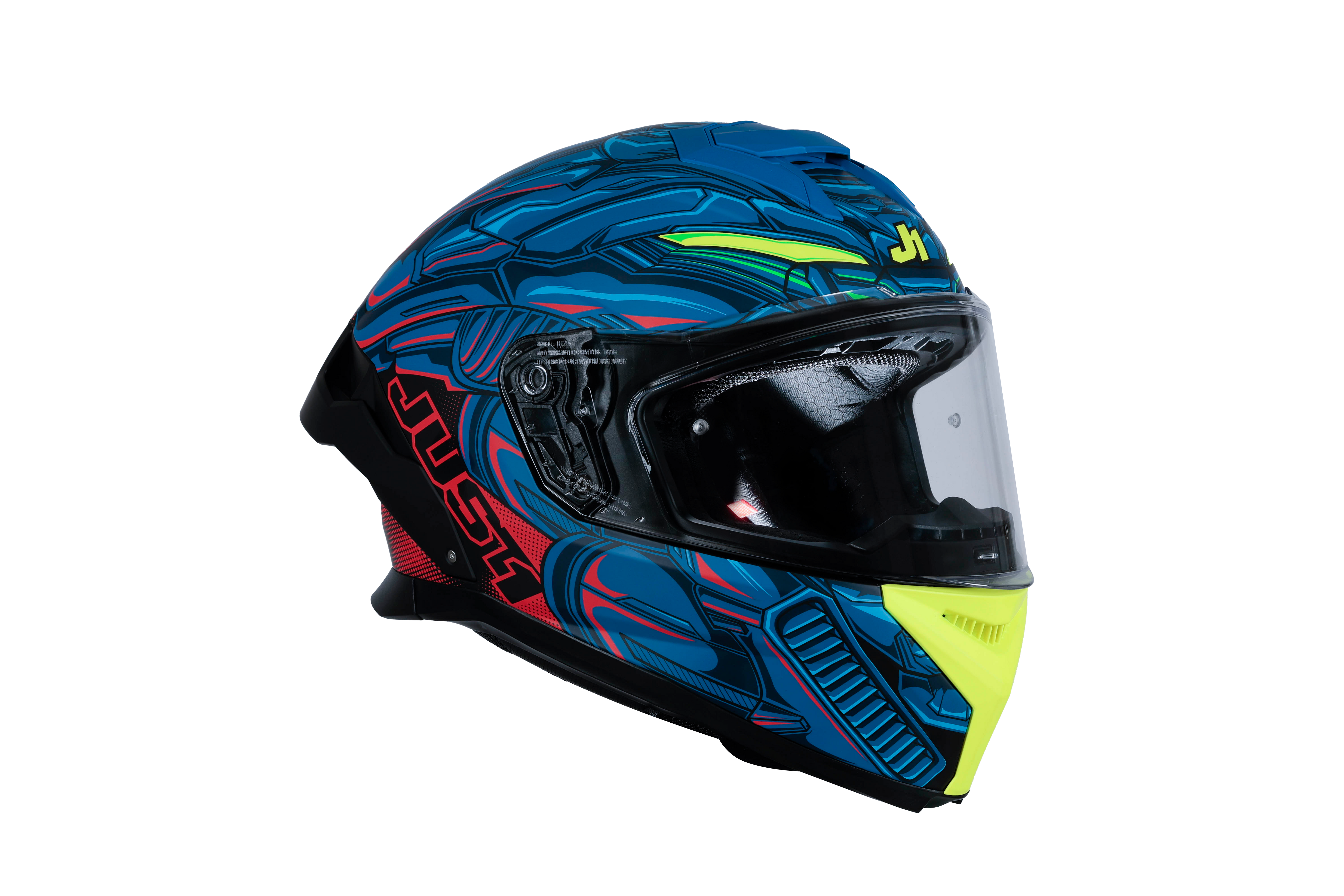 Just1 J-STR Casco Titan Rojo / Azul / Negro Mate 6030390214004 