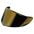 AGV Visera K6 S/K6 Iridium Espejado Oro 