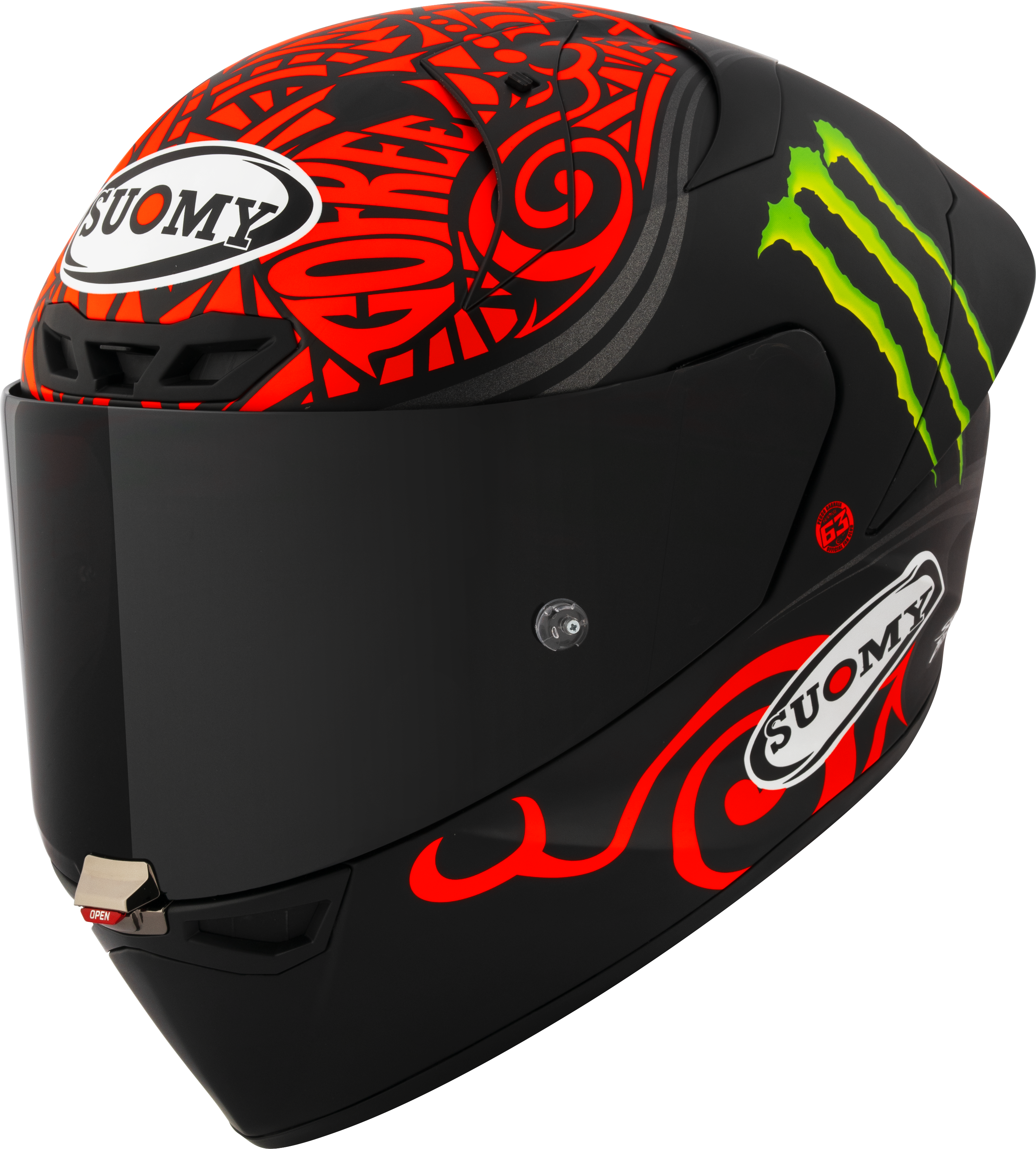 Suomy S1-XR GP Casco Francesco Pecco Bagnaia Replica Monster 2024 K6SX0013 