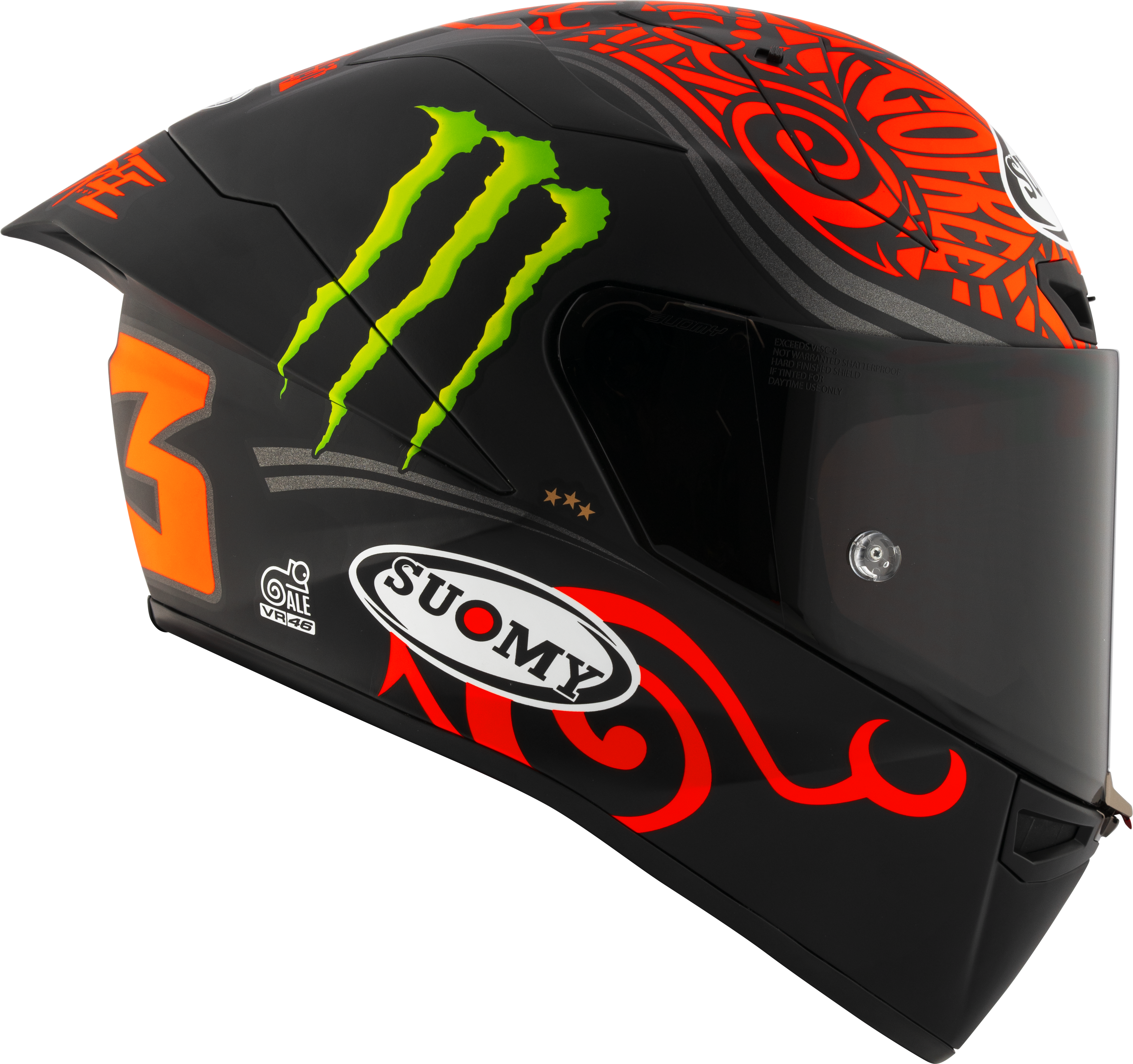 Suomy S1-XR GP Casco Francesco Pecco Bagnaia Replica Monster 2024 K6SX0013 