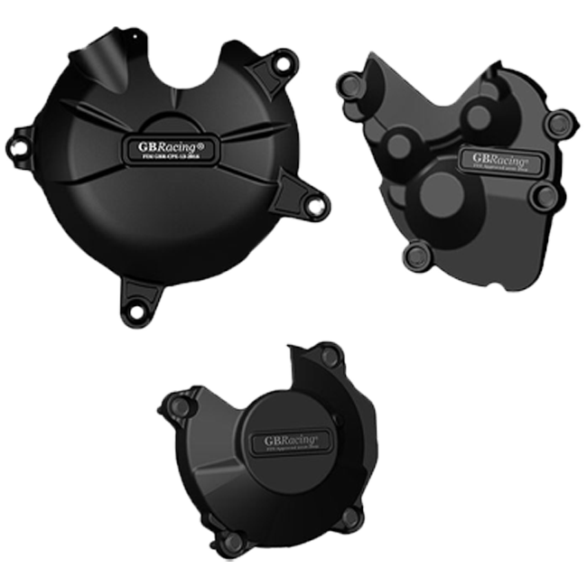 Cubierta de motor Protectores Juego completo GBRacing Kawasaki ZX-6R/636/RR (13-25) 