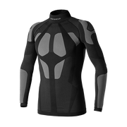 Spidi Seamless Camiseta de base para motocicleta | Hombres | Negro/Gris | L77010 