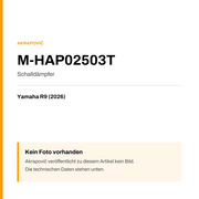Akrapovic Schalldämpfer Yamaha R9 (26-26) M-HAP02503T — Platzhalter, kein Herstellerfoto verfügbar